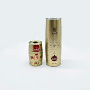 1L Beer Shape Edible Oil Tin Can 