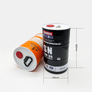 4000mL Round Lubricant Oil Tin Can