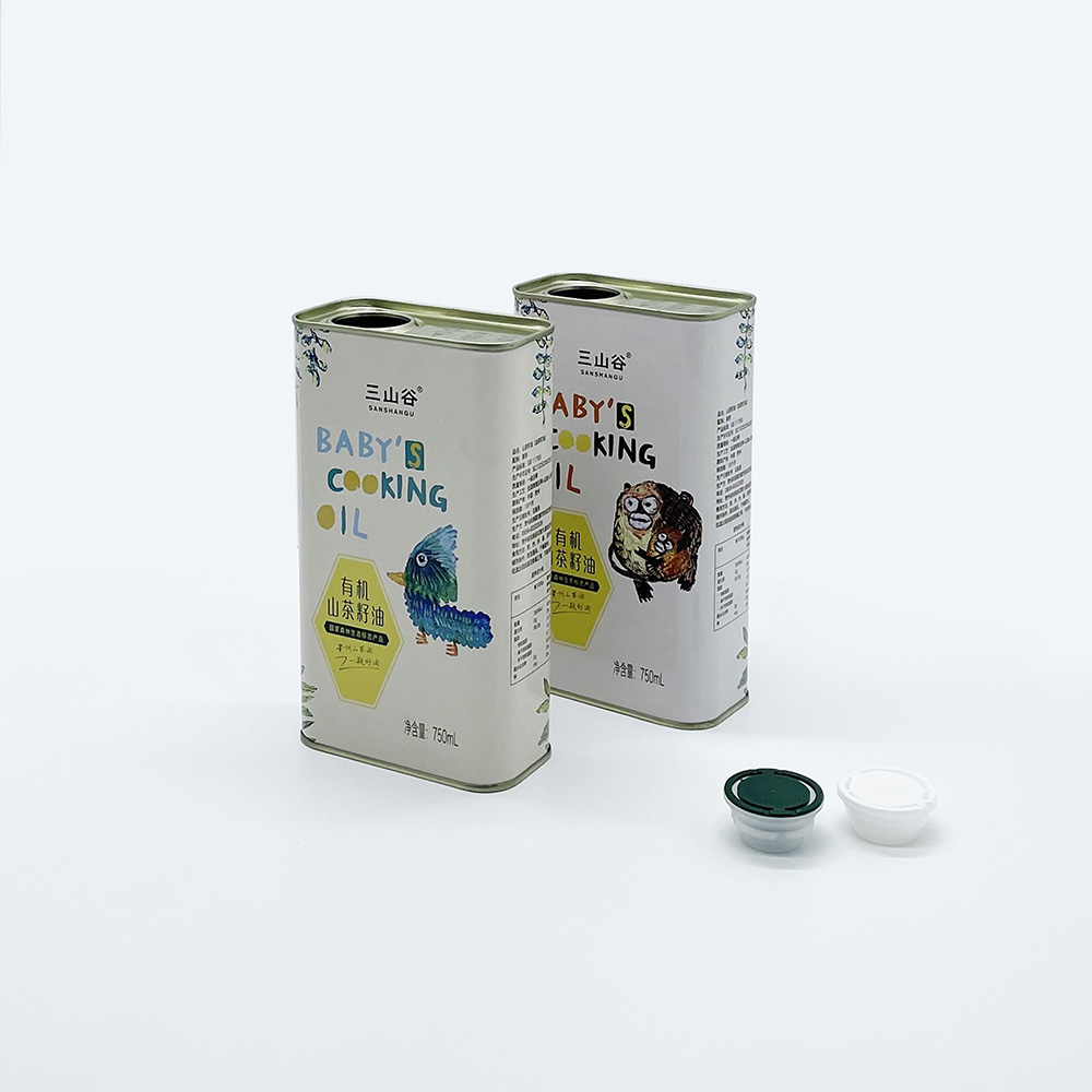 750ml olive oil tin can