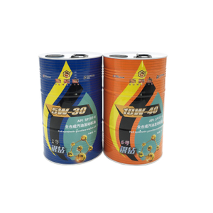 4L Round Engine Oil Tin Can