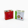 2L Square Food Grade Olive Oil Edible Oil Tin Can