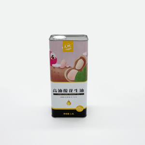 1.8L Peanut Oil Empty Metal Tin Packaging