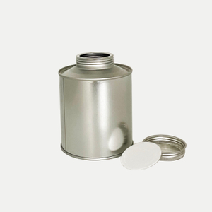 OEM Accepted 200g Round Shape Coffee Bean Metal Tin Can