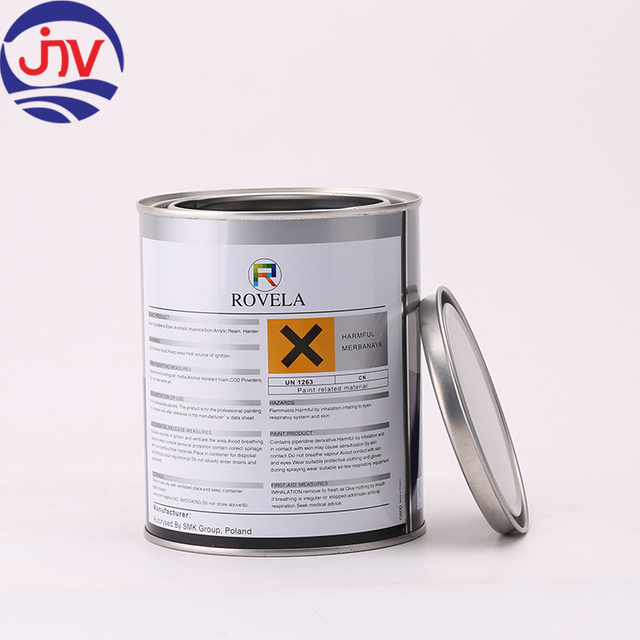 Custom Printing Paint Chemical Round Can Sizes Wholesale