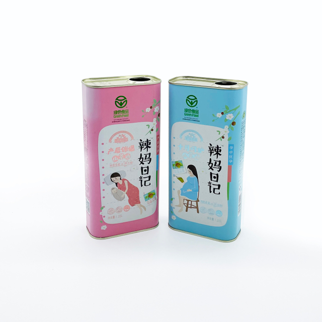 Metal 1.25L Edible Oil Cooking Oil Tin Cans