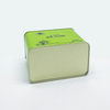 Customized Printing Empty Cat Dry Food Packaging 398g Square Metal Tin Can for Pet Food