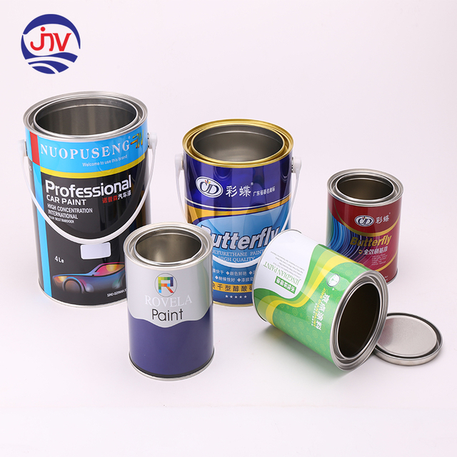 4L metal paint tin pail for chemical coatings