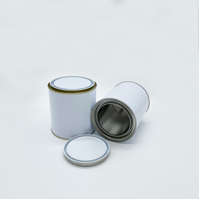 1 Liter Paint Coatings Tin Box Metal Tin Cans with Lid