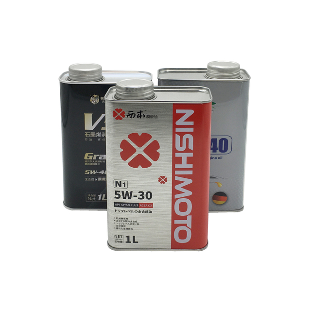 1L Engine Oil Metal Tin Packaging