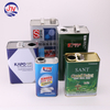 4L Paint Metal Tin Can With Metal Handle And Screw Top Lid