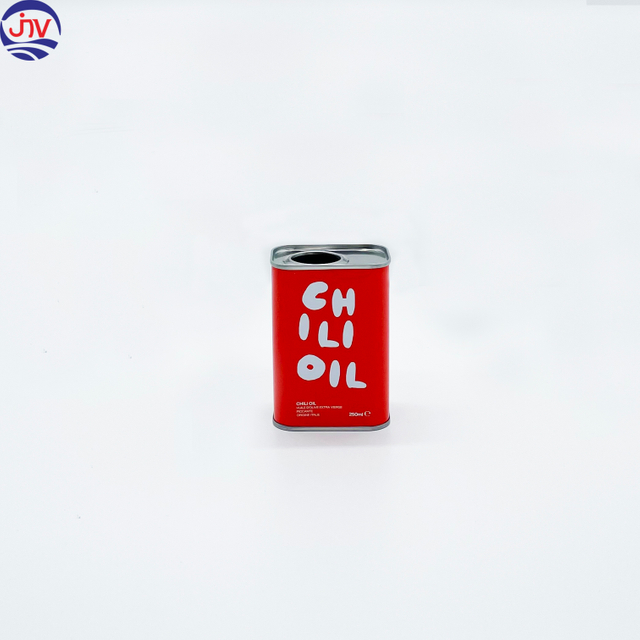 250ml Food Grade Edible Oil Olive Oil Metal Tin Can