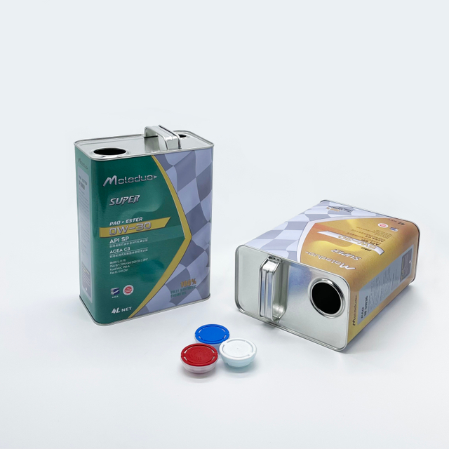4L Square Empty Metal Motor Engine Oil Tin Cans
